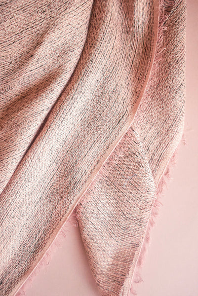 Linen scarf Lemonade Pink