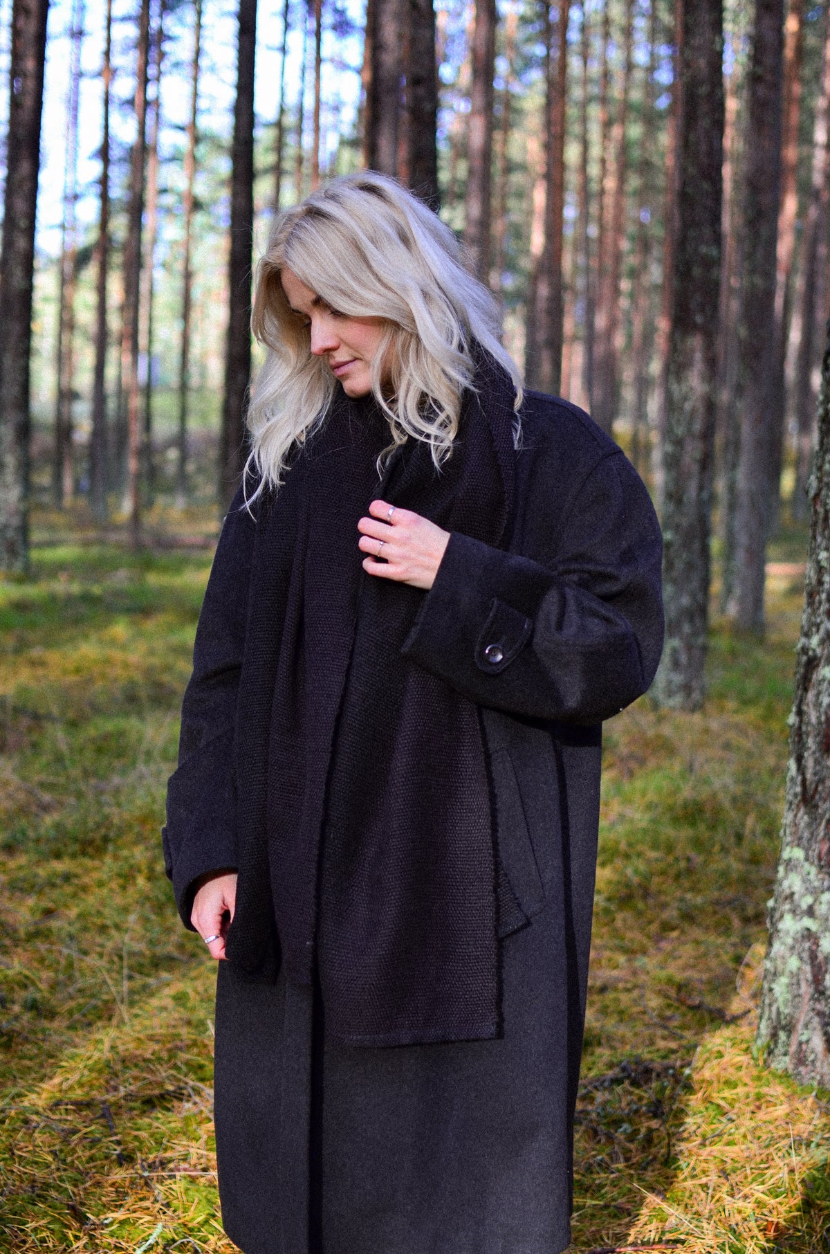 wool scarf nakts | klasika