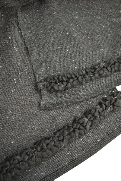 Wool scarf Ash Heart (100% merino wool)
