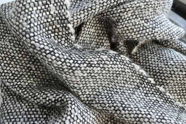 Wool scarf Beige Dove (100% merino wool)