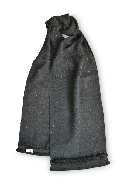 Wool scarf Ash Heart (100% merino wool)