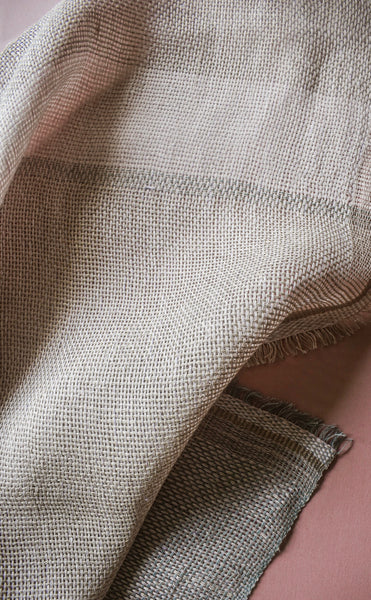 Linen scarf Pearl