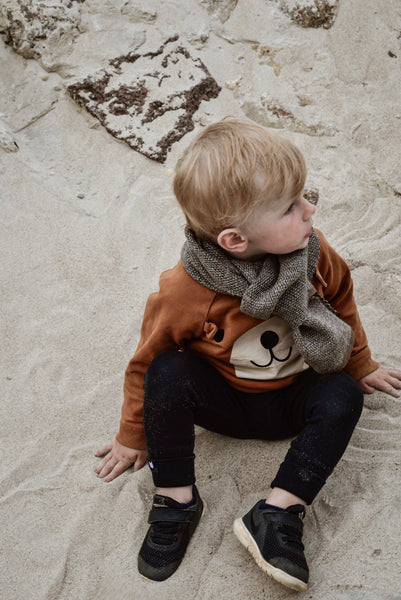 Kids scarf Brown
