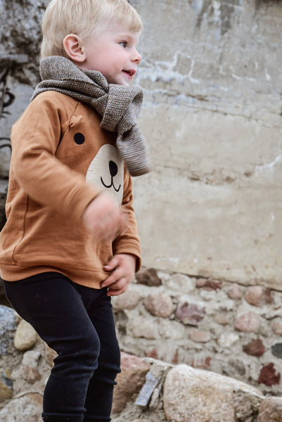 Kids scarf Brown
