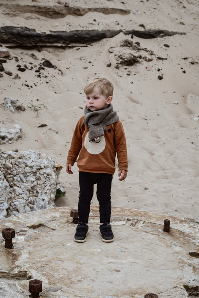 Kids scarf Brown