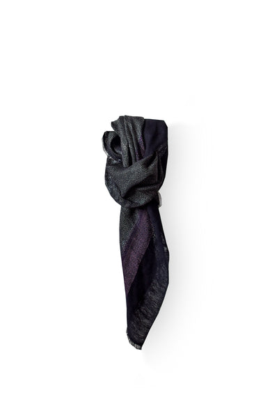 Linen scarf Black III